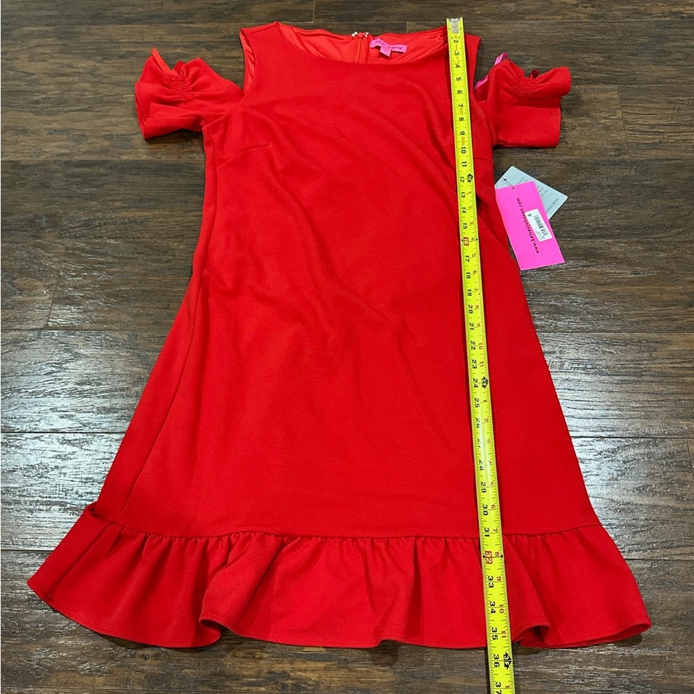 Betsy Johnson Women's Red Dress Size 8 - Picture 12 of 13